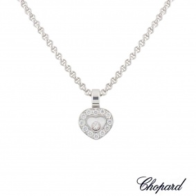Chopard White Gold Happy Diamonds Pendant 0.33ct G/VS